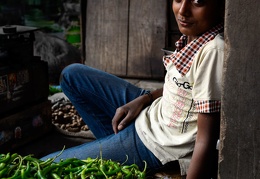 Marché couvert (Andra Pradesh - Inde) 